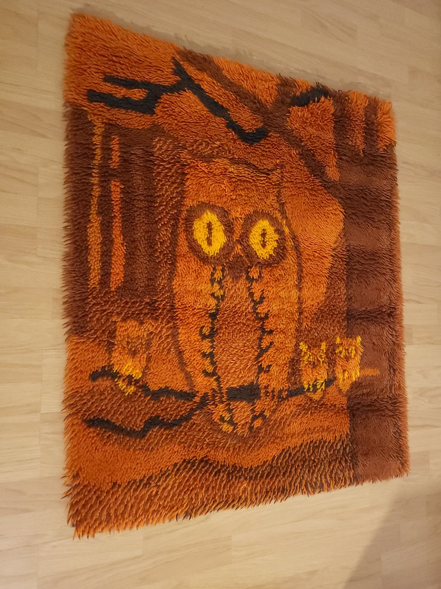 Wall Rug Denmark Danish Wool Wall Rug Tapestry attributed to Ege Taepper, Denmark, 1970s ...