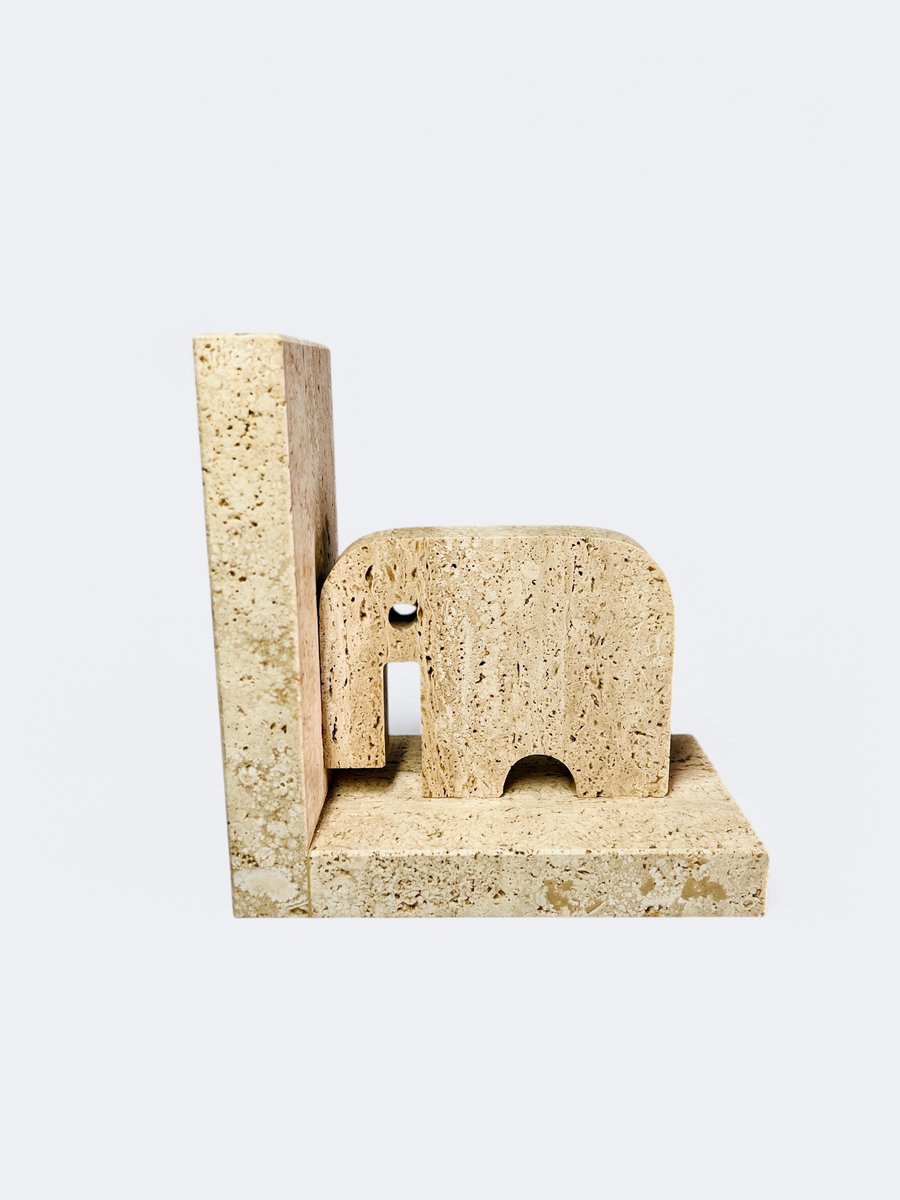 Schmuckschale In Wolkenform Aus Travertin - Edles Tablett Für Schminktisch & Wohnaccessoires