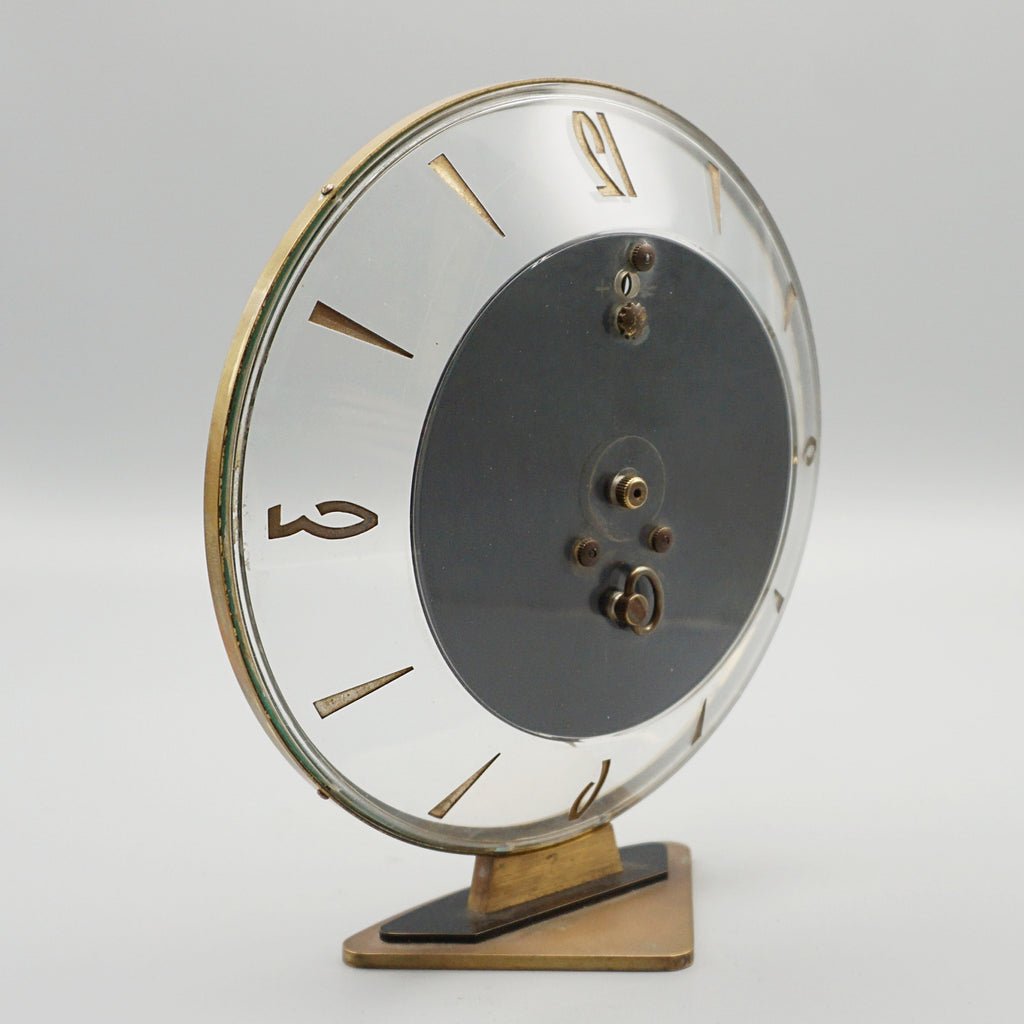 Horloge De Cheminée Forme Chien Majordome - 43 Cm De Haut, Couleur Rouge/vert/noir - Décoration Style Campagne
