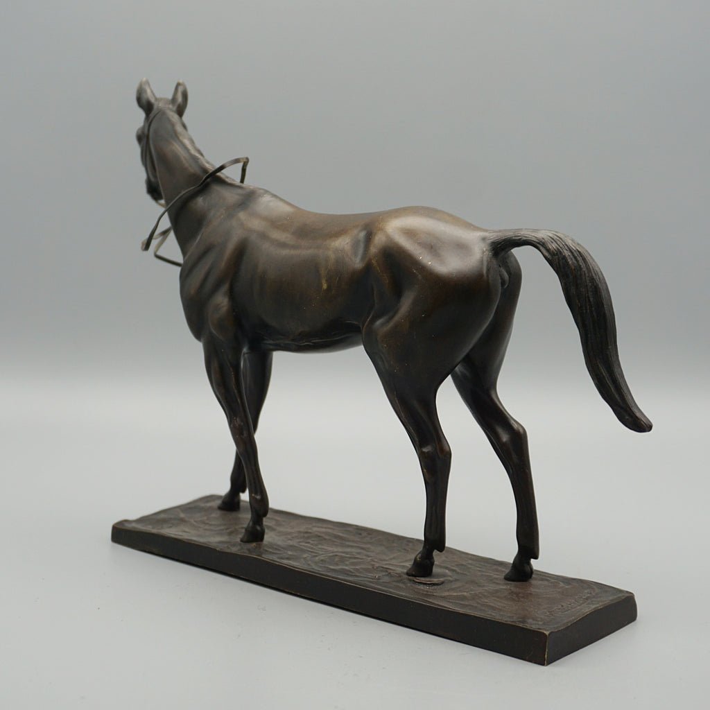 Irenee Rochard, Racehorse, Early 20th Century, Bronze for sale at Pamono