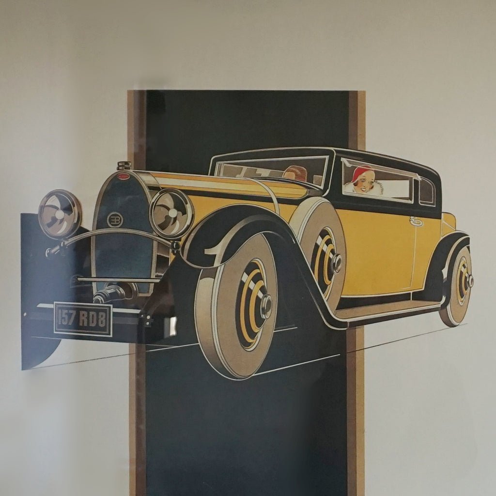 Poster Bugatti – Automotrice Vichy – 40x60 Cm – Reproduction Vintage