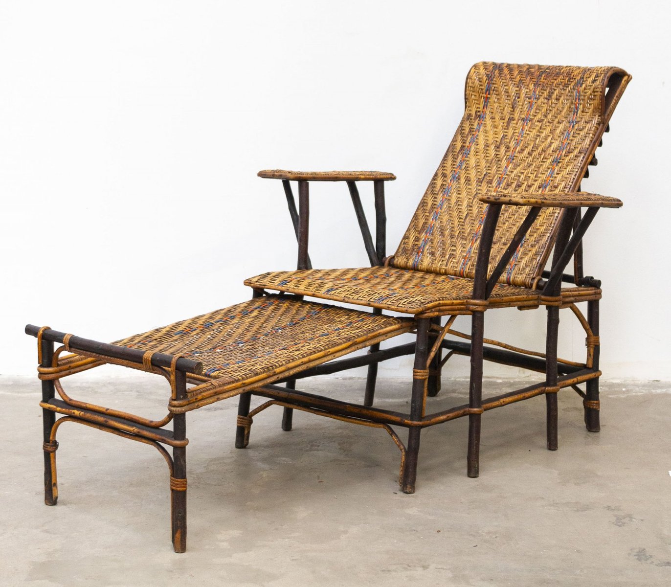 French Deck Chair, 1930s for sale at Pamono