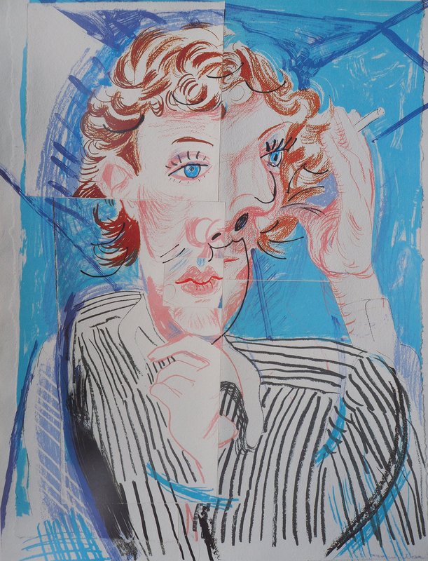 david-hockney-cubist-portrait-