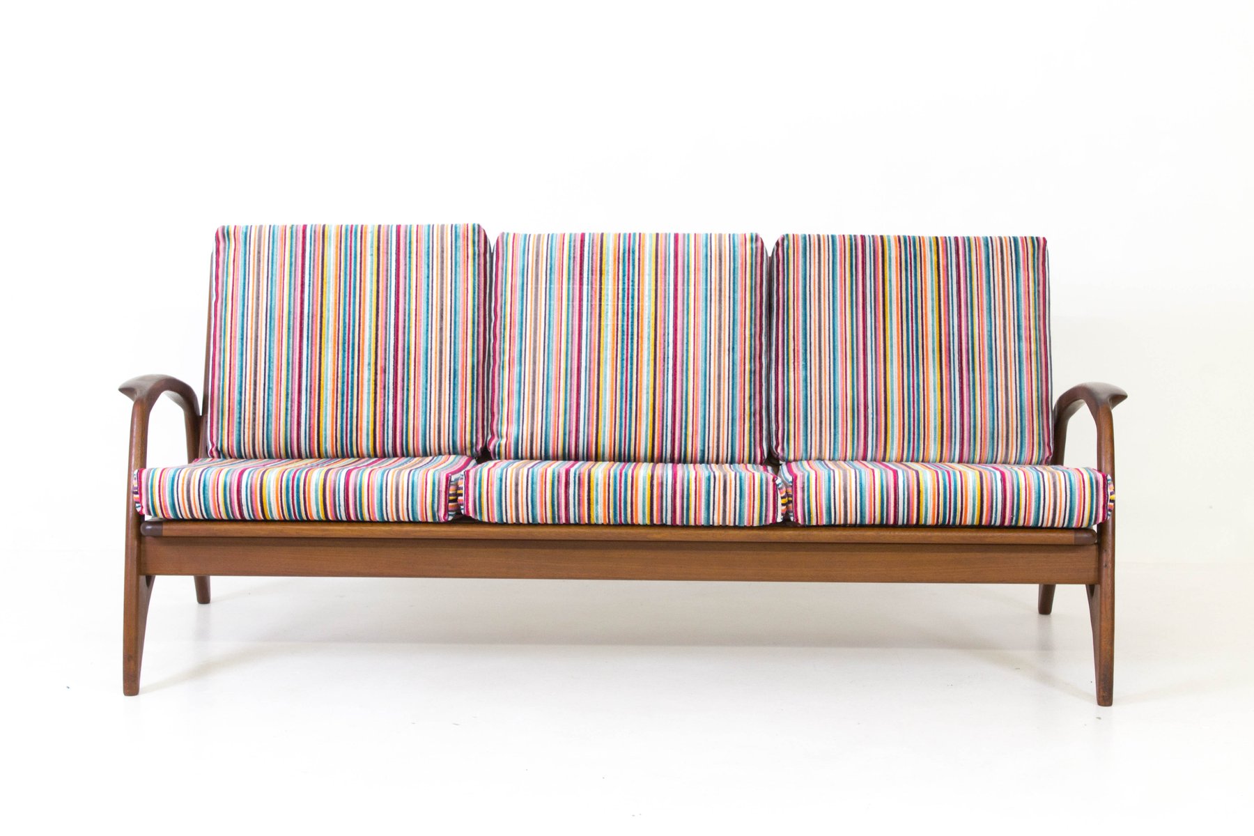 Organic Teak Sofa From De Ster Gelderland 1960s For At Pamono Organic Teak Sofa From De Ster Gelderland 1960s