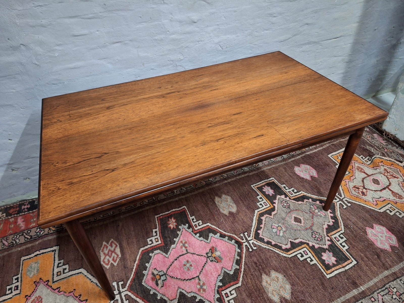 Large Danish Rosewood Dining Table from Vemb Mobelfabrik, 1960s for ...