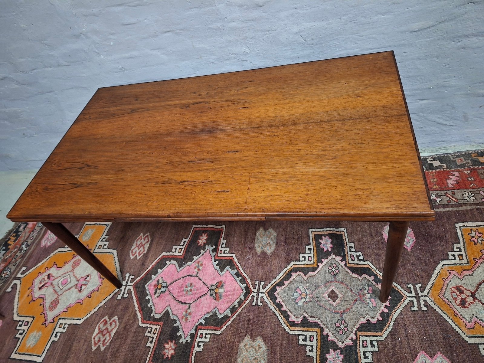 Large Danish Rosewood Dining Table from Vemb Mobelfabrik, 1960s for ...