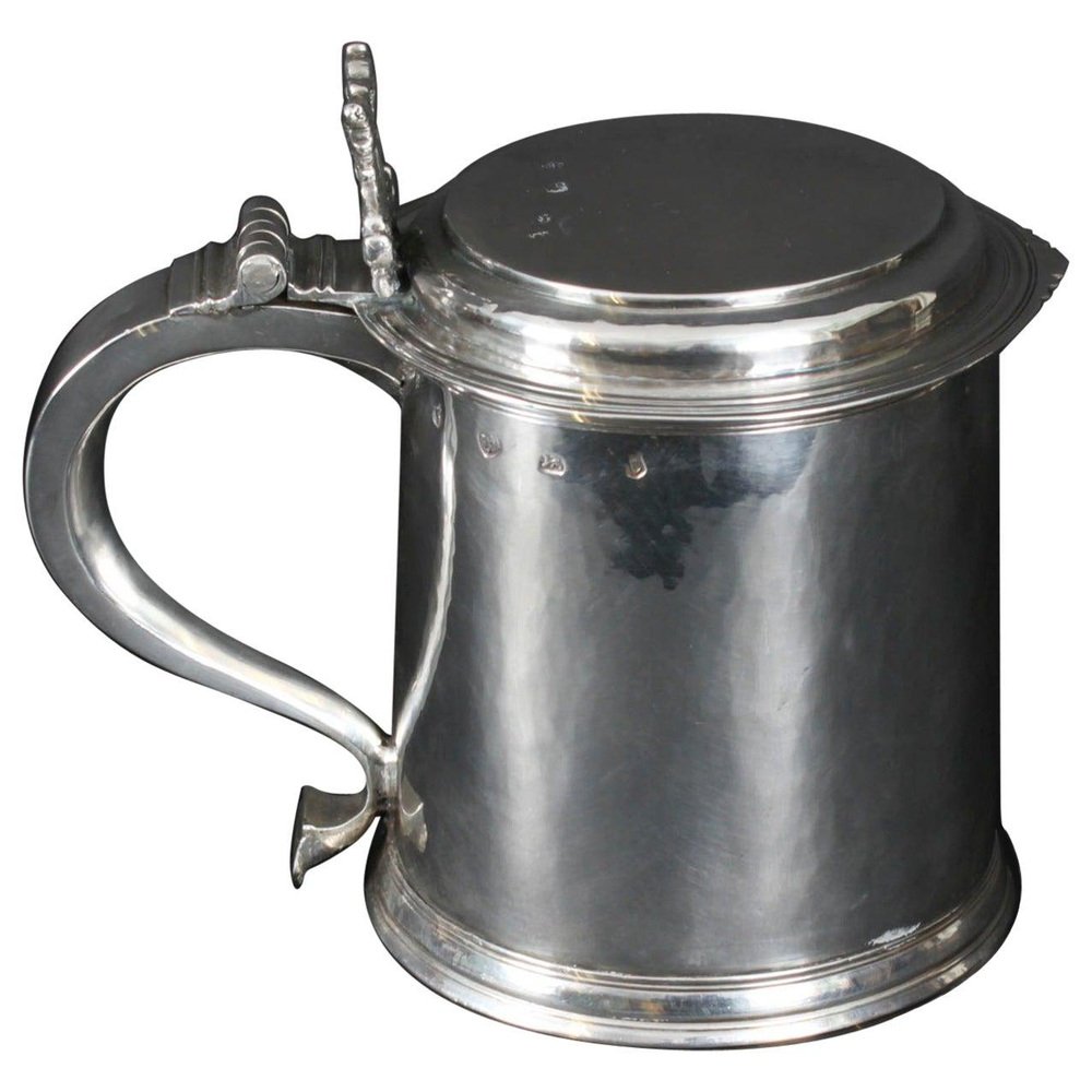 17th Century Charles II English Sterling Silver Tankard, 1680s for sale ...
