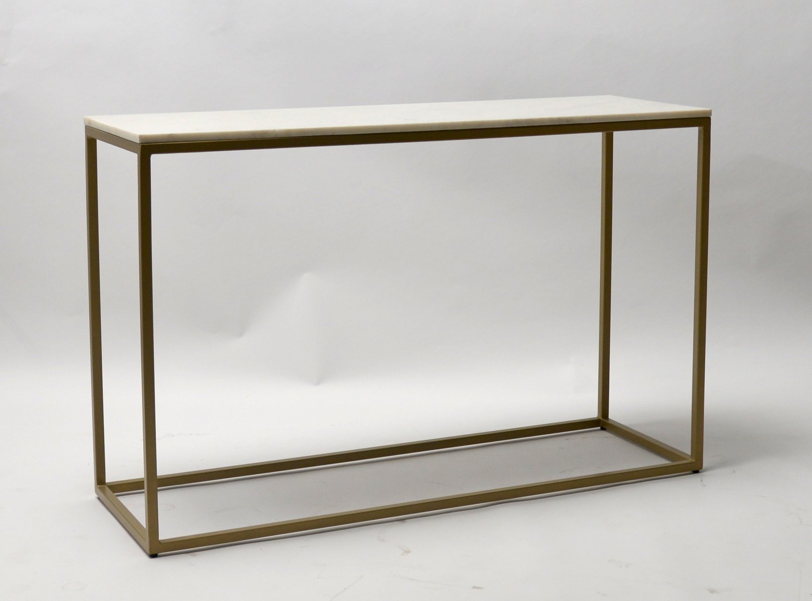 Metal Console with Marble Top for sale at Pamono