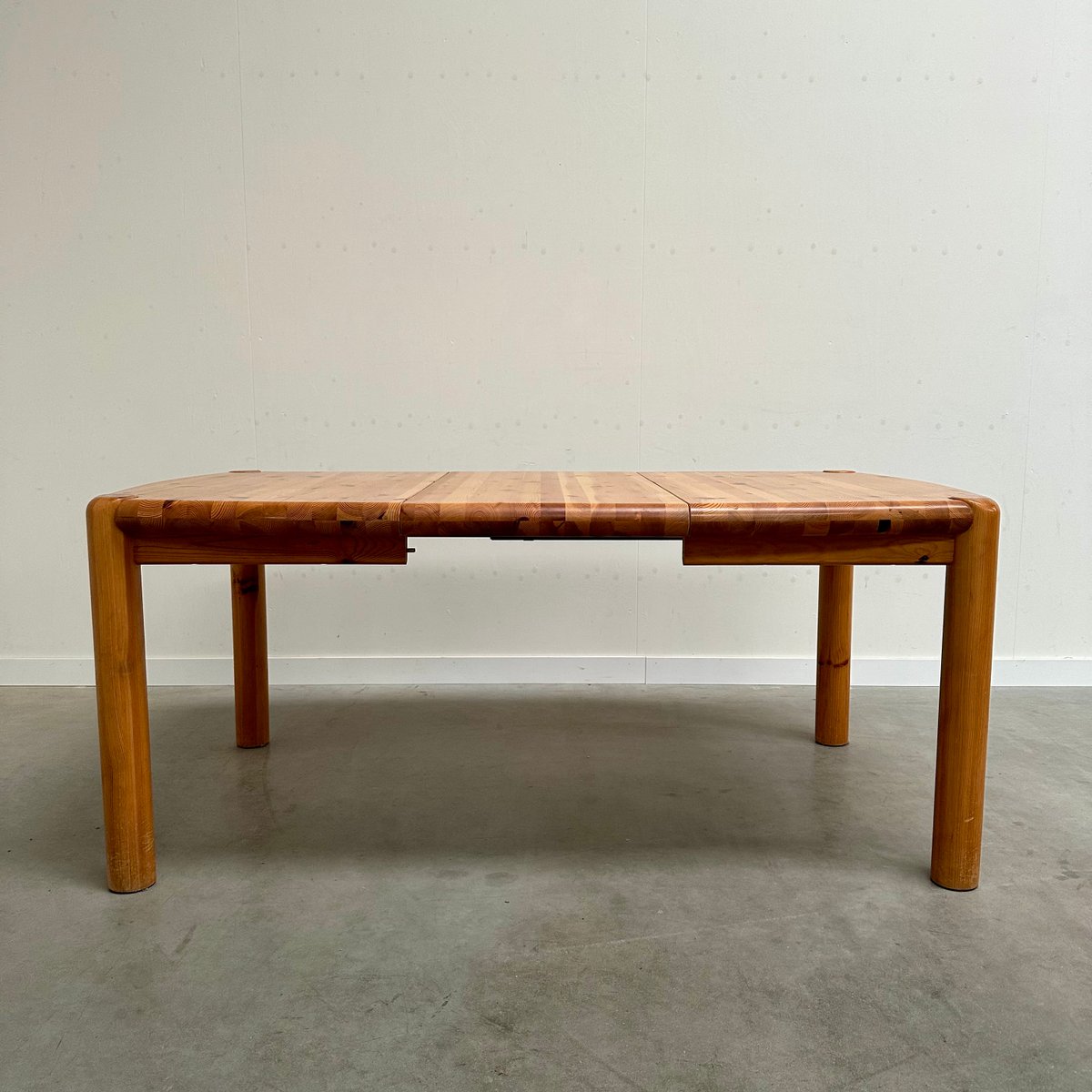 Extendable Dining Table in Pine attributed to Rainer Daumiller, 1970s ...