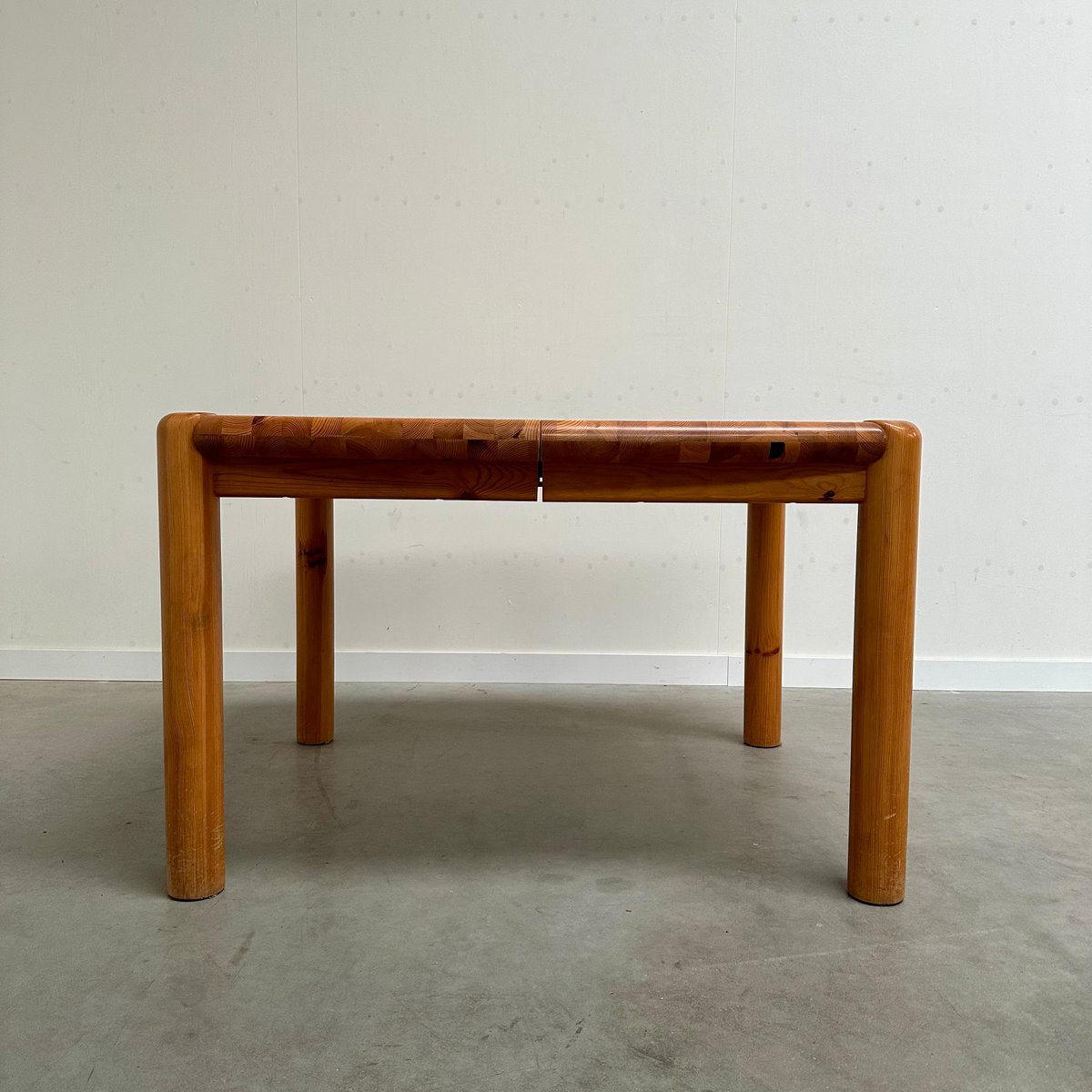Extendable Dining Table in Pine attributed to Rainer Daumiller, 1970s ...