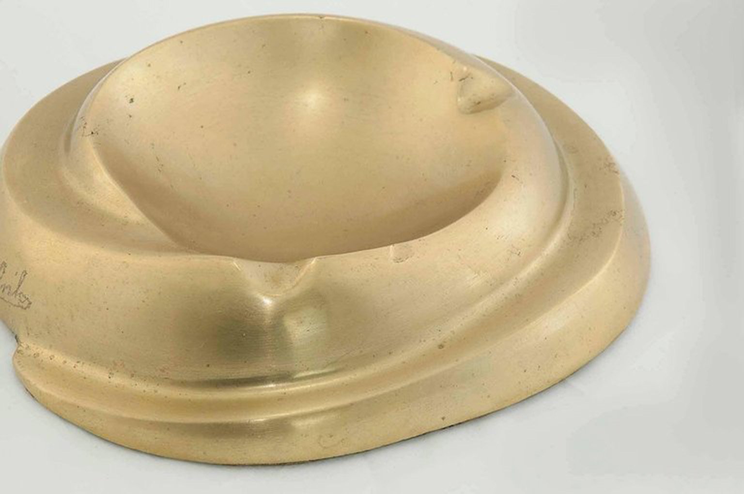 Solid Brass Ashtray, 1960 for sale at Pamono