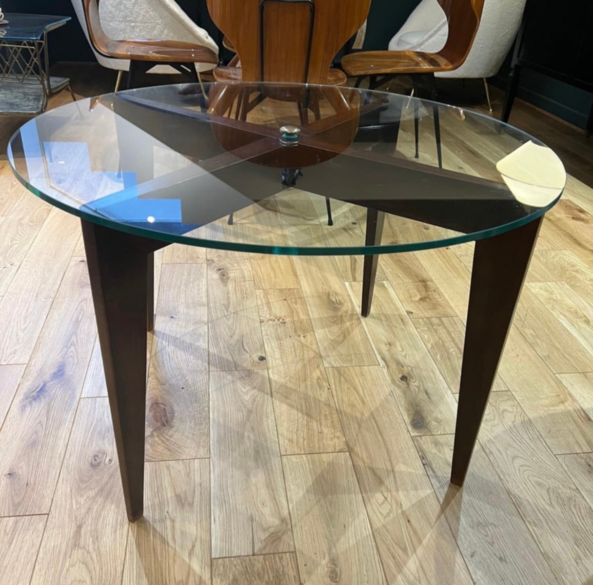 Ensemble De 2 Tables Basses Hexagonales De Gio Ponti Par Isa Bergamo Italie Ann%c3%a9es 1950
