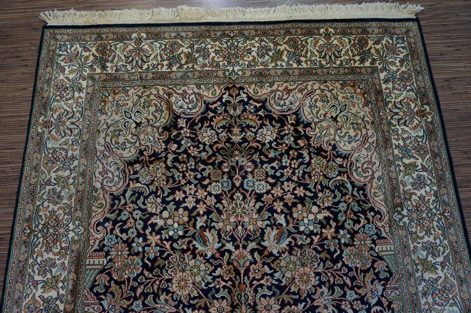 Vintage Middle Eastern Kashmir Tree of Life Rug, 1970s for sale at Pamono