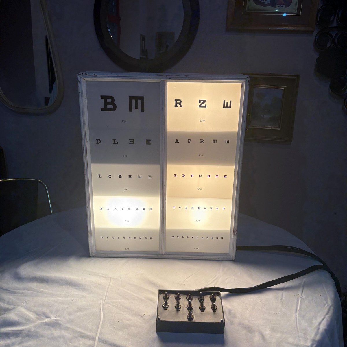 Vintage Optometric Table, 1970s for sale at Pamono