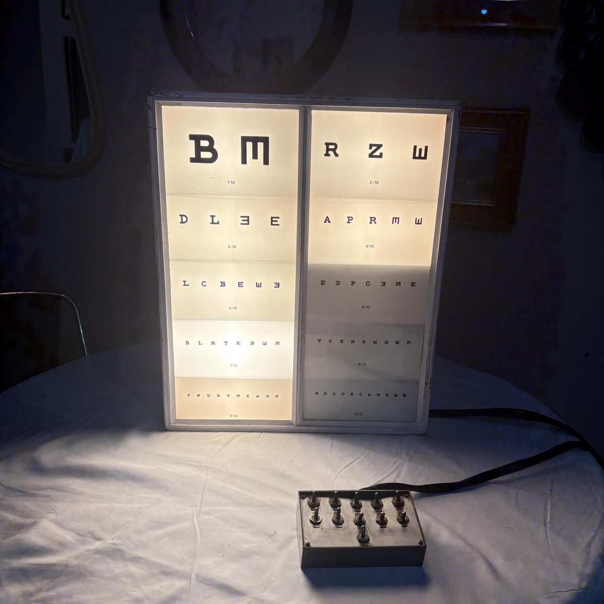 Vintage Optometric Table, 1970s for sale at Pamono