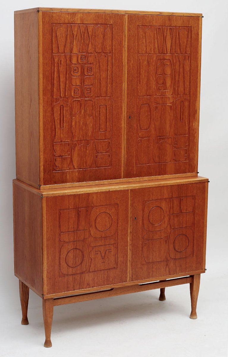 Mid Century Swedish Krus Cabinet by Yngve Ekstrom for Westbergs Mobler Mid Century Swedish Krus Cabinet by Yngve Ekstrom for Westbergs Mobler