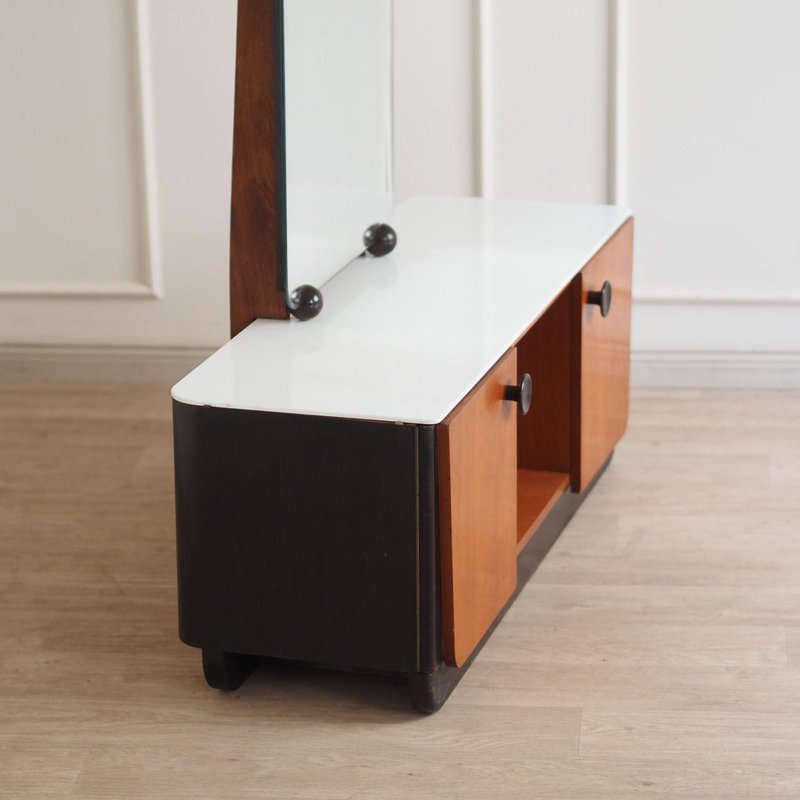 Picture of Mid-Century Modern Dressing Table with Mirror for sale at Pamono