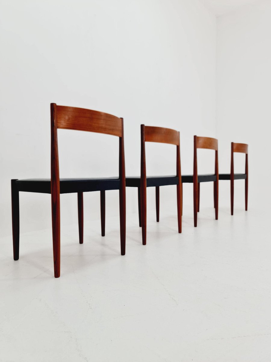 Danish Modern Teak Chairs by Niels Möller for Frem Rojle, 1960s, Set of ...