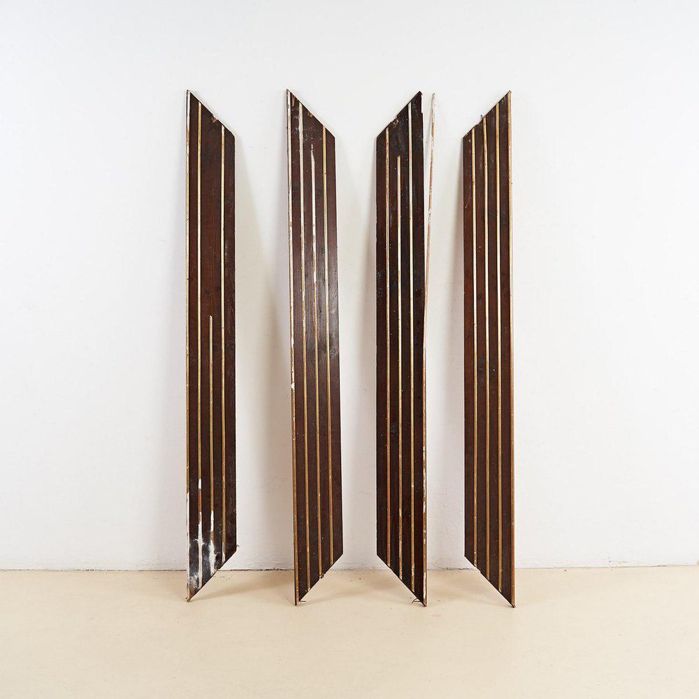 Vintage Wooden Frame Boards, Set of 4 for sale at Pamono