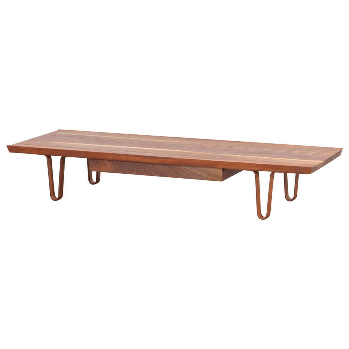 Walnut Bench With Drawer By Edward Wormley For Dunbar 1950s Per Piece
