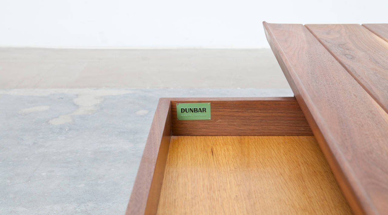 Walnut Bench With Drawer By Edward Wormley For Dunbar 1950s Per Piece