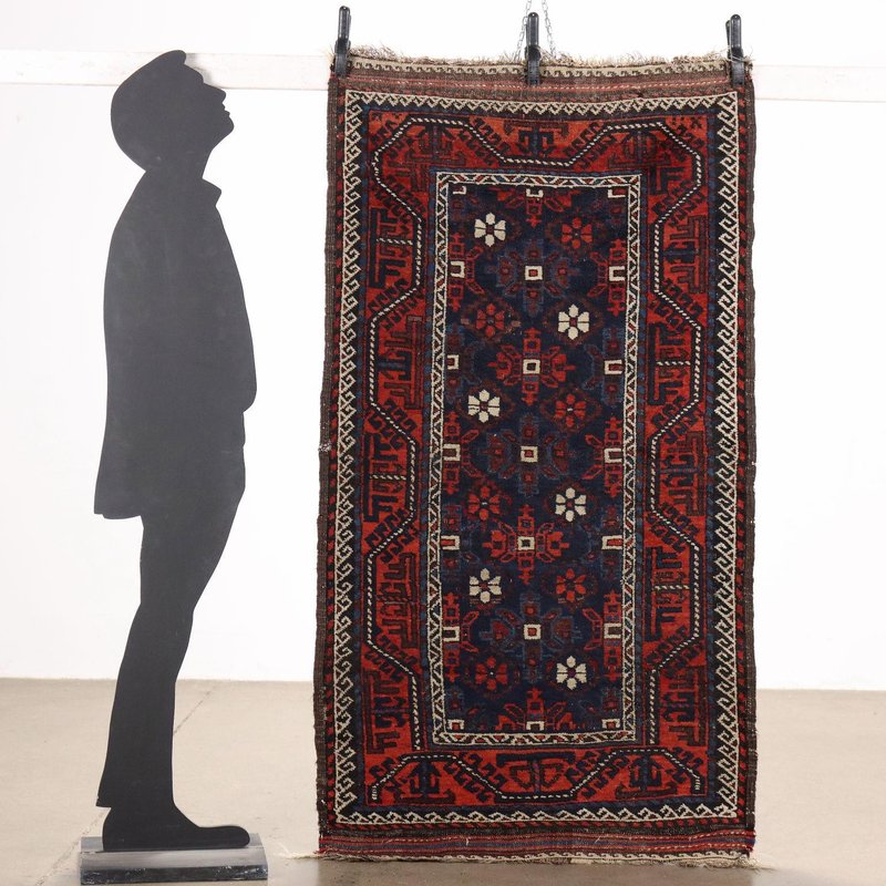 Beluchi Wool Rug in Heavy Knot for sale at Pamono