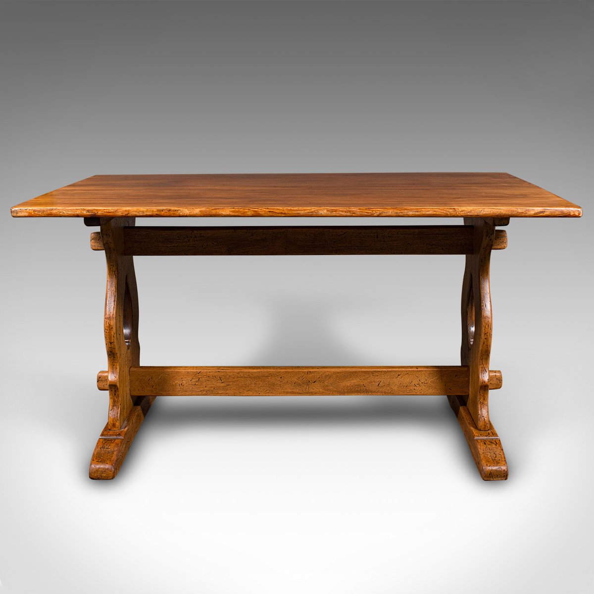 Antique English Country Kitchen Table for sale at Pamono