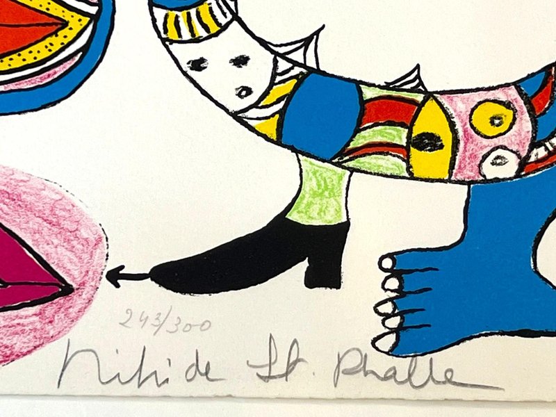 Niki De Saint Phalle, A Young Girl's Dream, 1972, Lithograph for sale