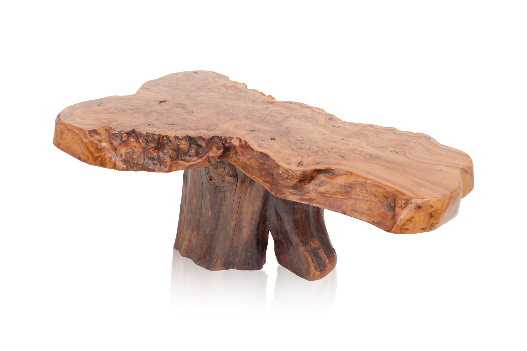Vintage Natural Burl Wood High Gloss Coffee Table For At Pamono Vintage Natural Burl Wood High Gloss Coffee Table