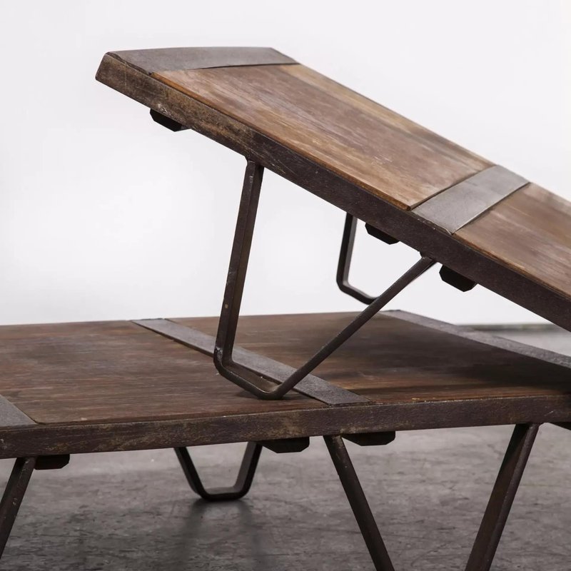 Low Occasional Industrial Table Coffee Table, 1970s for sale at Pamono