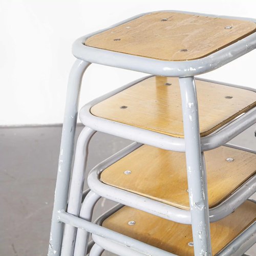 Low Stacking Stool from Mullca, 1960s for sale at Pamono