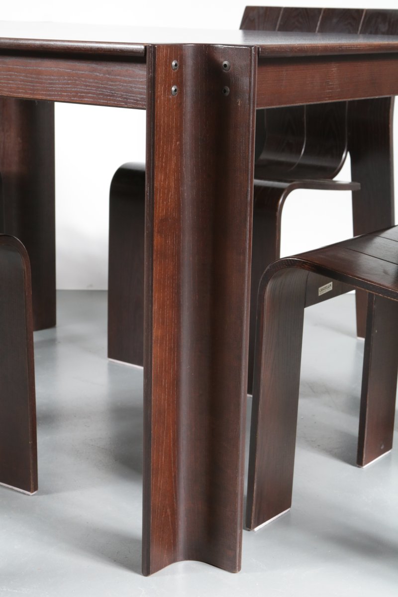 Juego de comedor Strip de Gijs Bakker para Castelijn, años 70 en venta