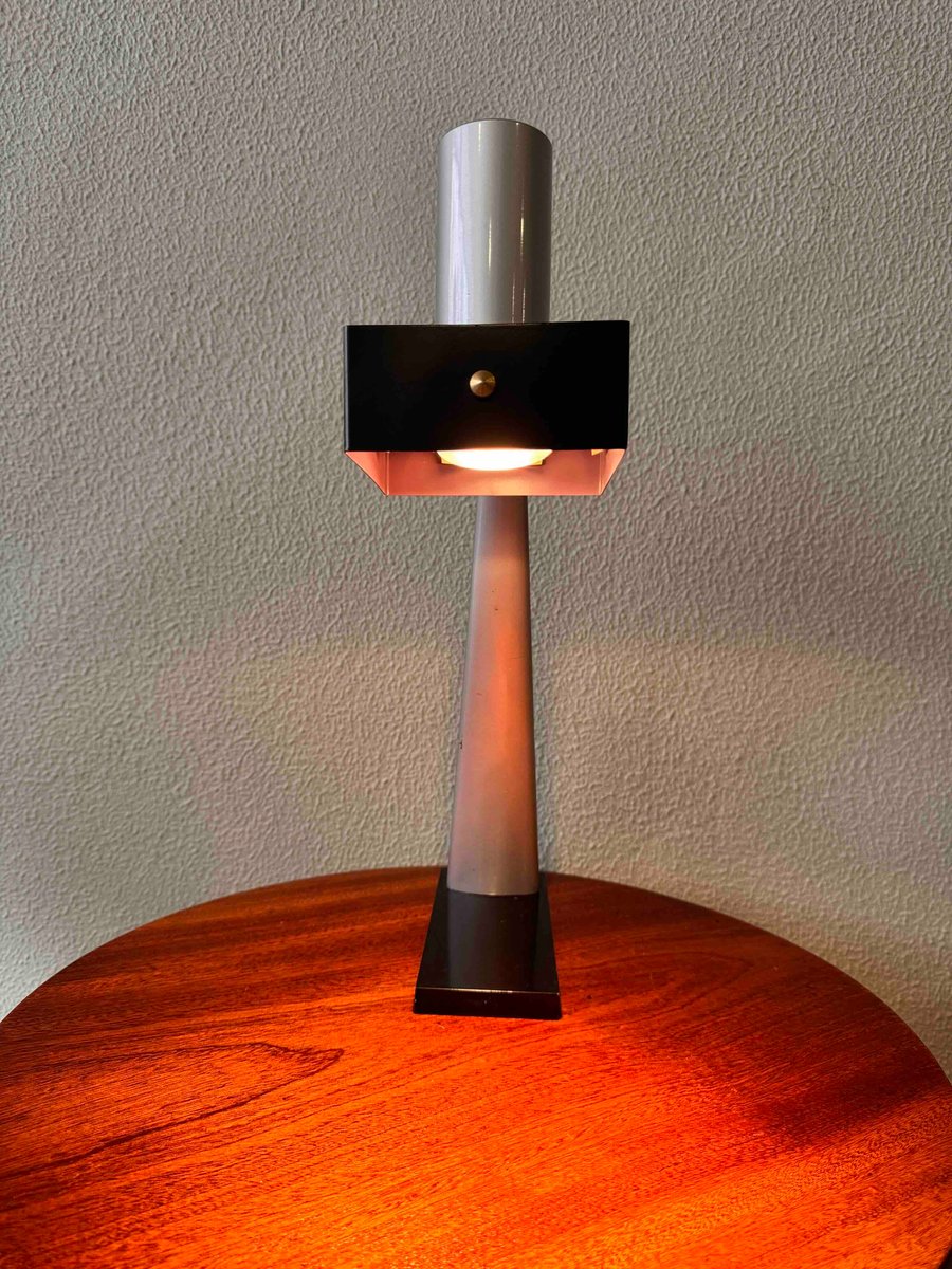 Lampe President Vintage Par Luís Pérez De La Oliva Pour FASE (Espagne, 1970) Gris Foncé
