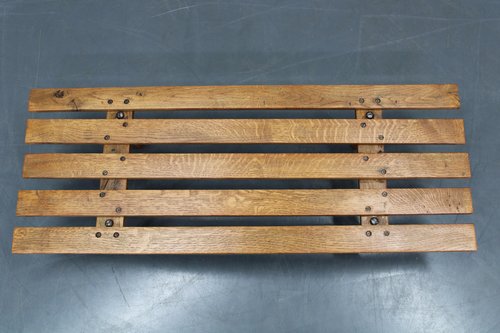 Wooden Flower Pot Bench, Former Czechoslovakia, 1970s for sale at Pamono
