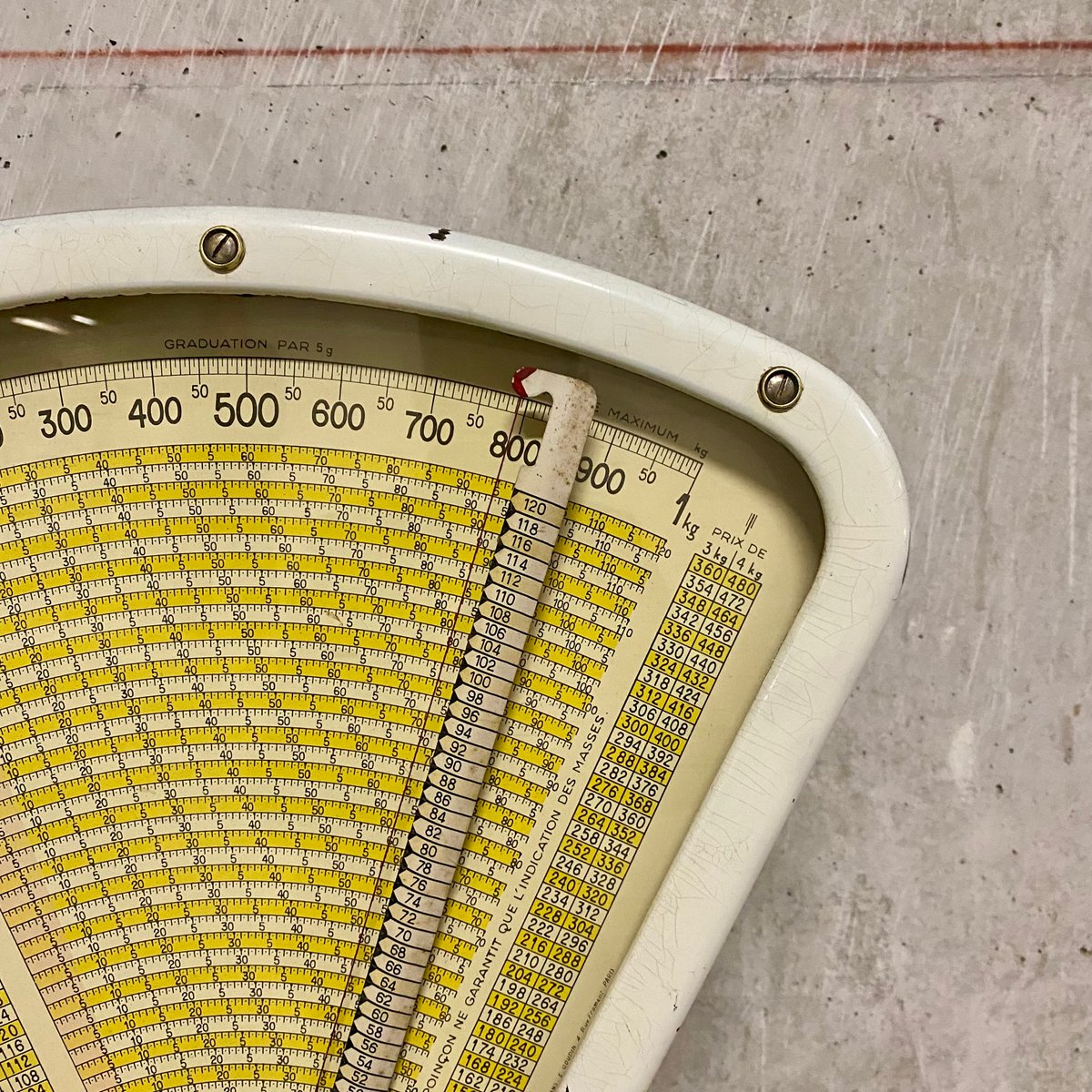 Metal Scale Chool Vintage Metal Scale for sale at Pamono
