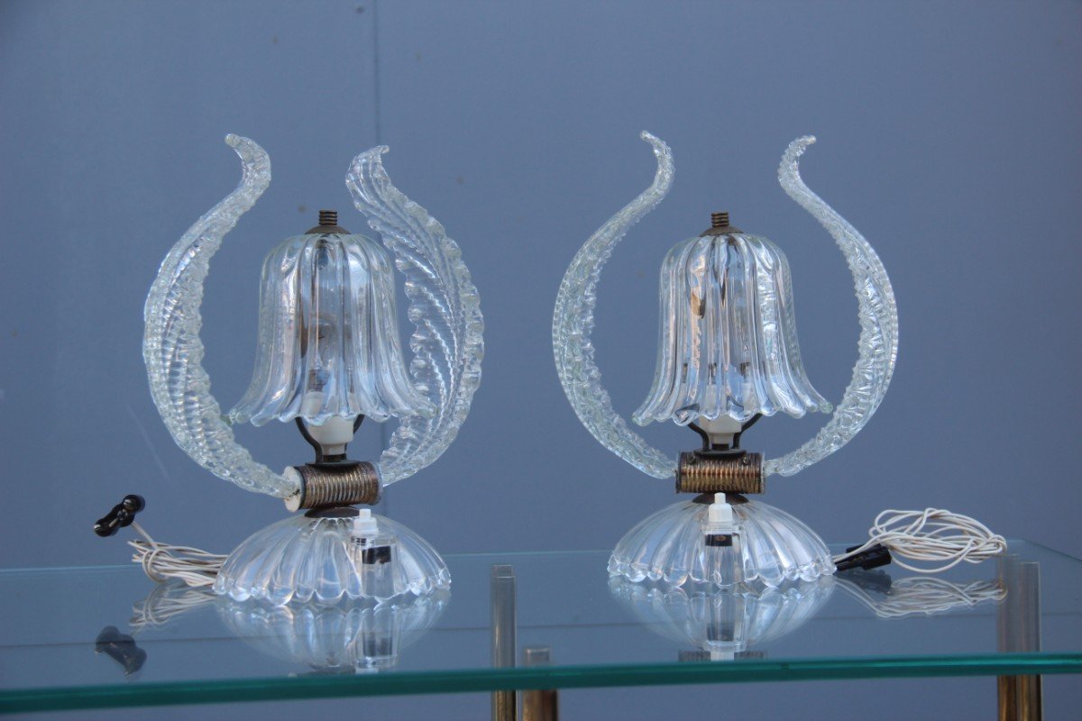 Murano Glas Tischlampen