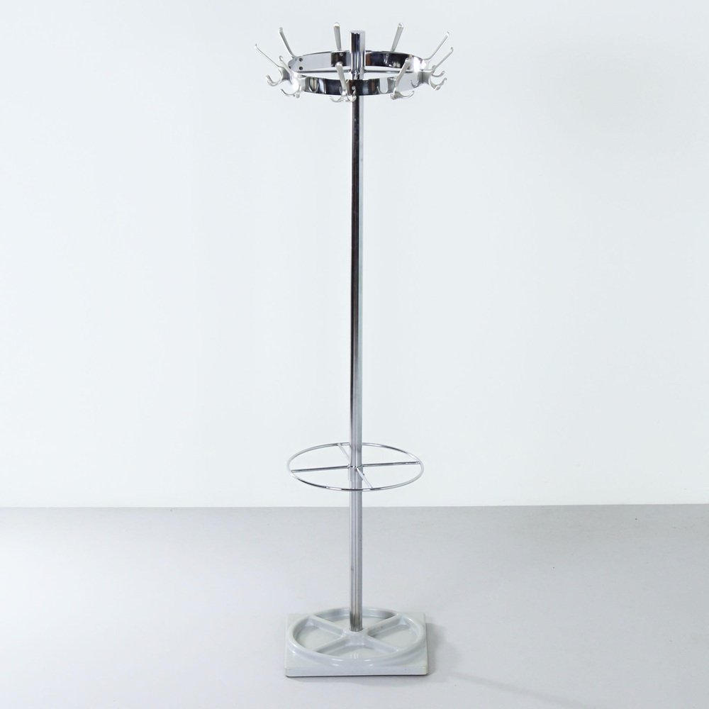Industrial Standing Coat Rack with Carousel Function, 1960s for sale at ...