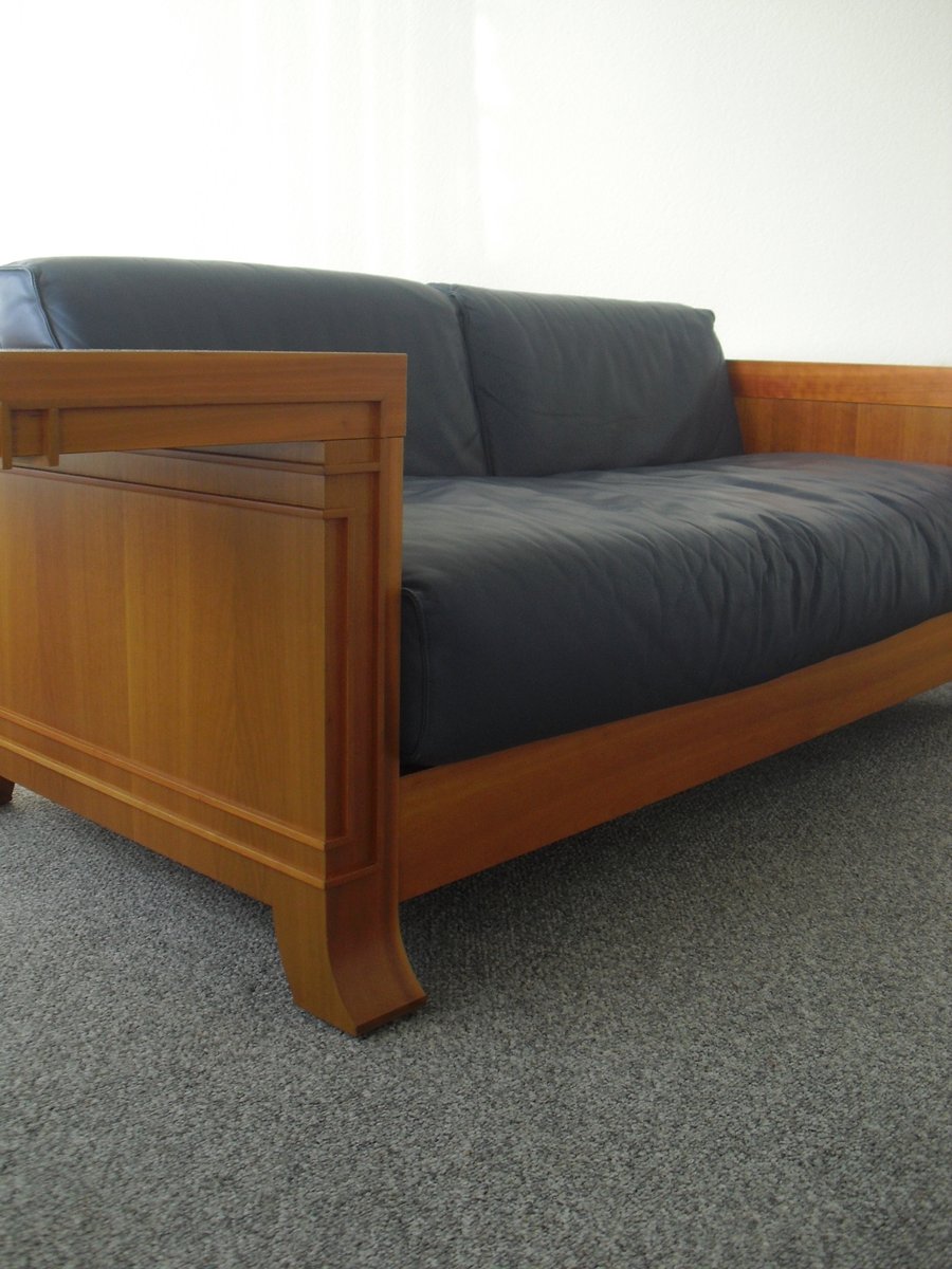 Divano Robie 3 Art Deco di Frank Lloyd Wright per Cassina, 1989 in ... Divano Robie 3 Art Deco di Frank Lloyd Wright per Cassina, 1989 in ...