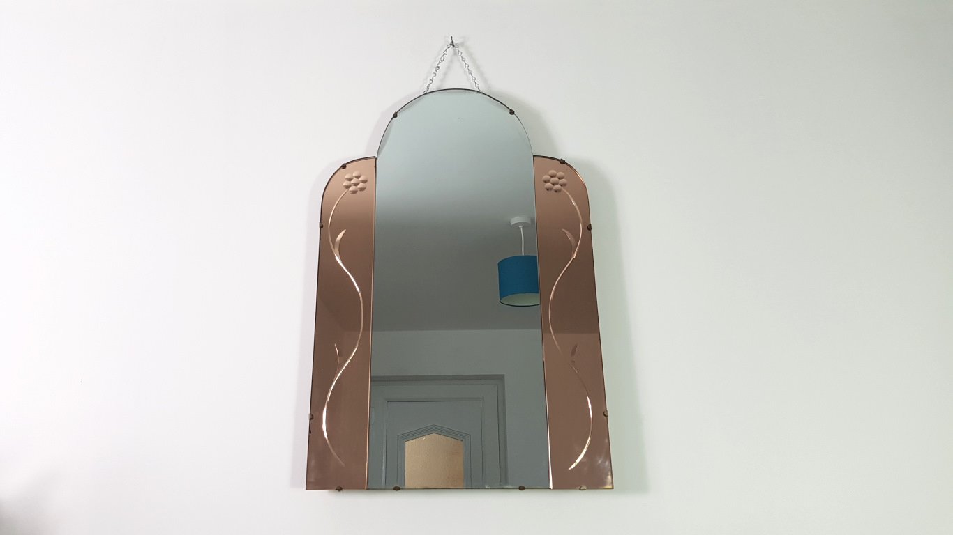 Vintage Frameless Mirror For At Pamono Vintage Frameless Mirror