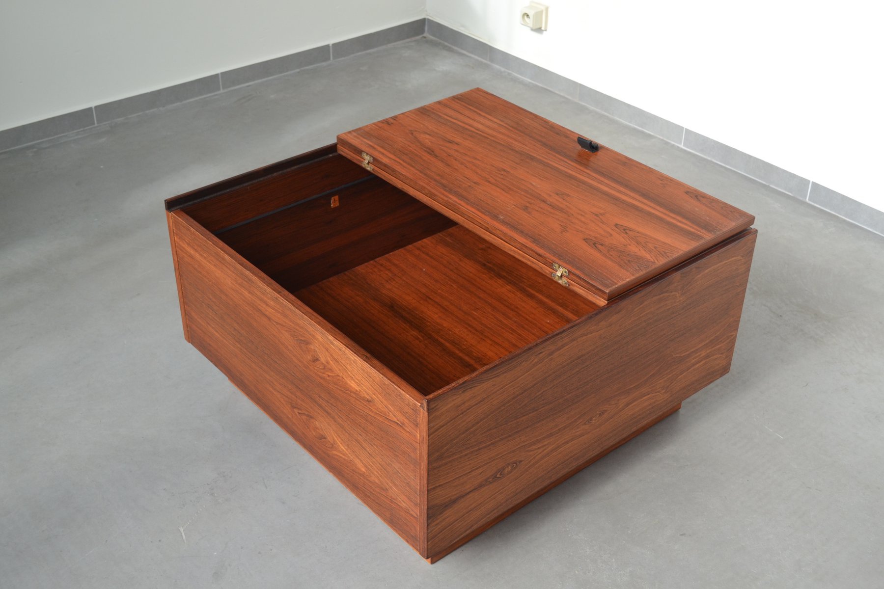 Finnish Mid Century Coffee Table Storage Box From Vilka 1950s For Finnish Mid Century Coffee Table Storage Box From Vilka 1950s