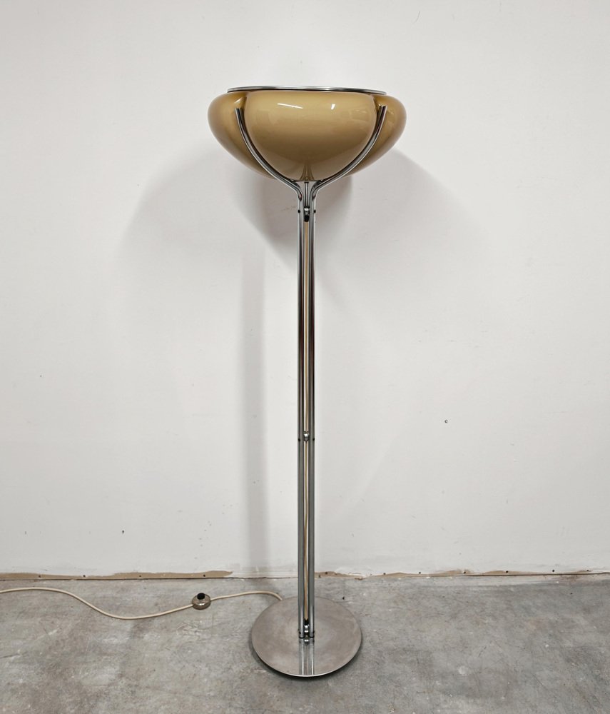 Lampe De Table "EyeBall" à Ressort - Design Des Années 1960 - Harvey Guzzini - Métal - Vintage