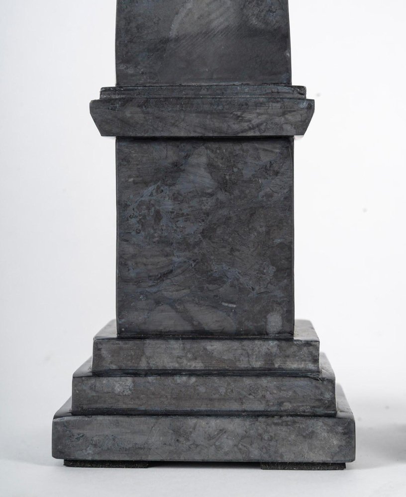 20th Century Napoleon III Marble Obelisks, Set of 2 for sale at Pamono