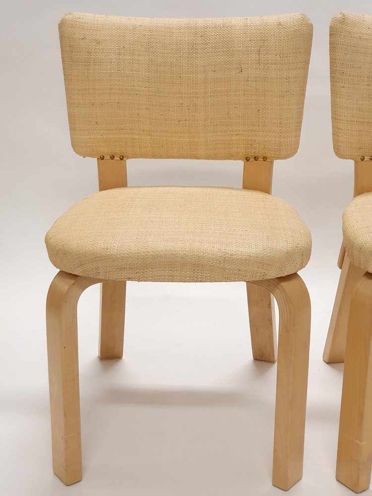 Stühle Modell 62 von Alvar Aalto für Artek, 1940er, 2er Set bei Pamono ...