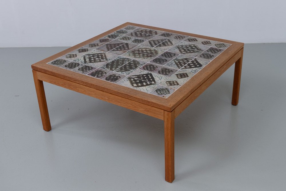 Table Basse Carrelage Vintage