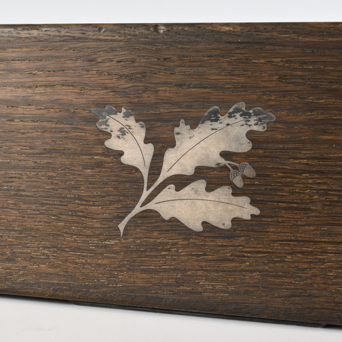 Mid-Century Modern Danish Bog Oak and Sterling Silver Box by Axel ...