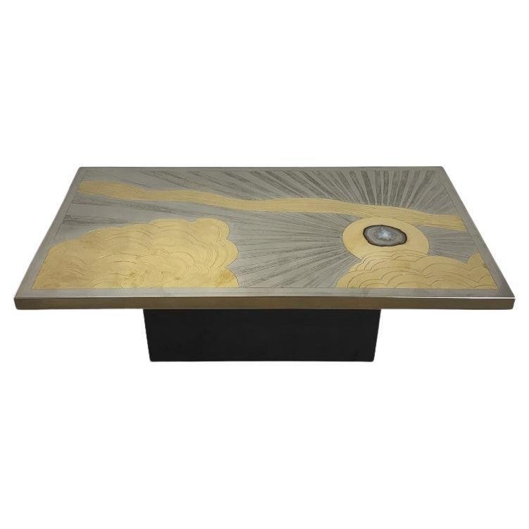 Table Basse par Georges Mathias, 1980s en vente sur Pamono
