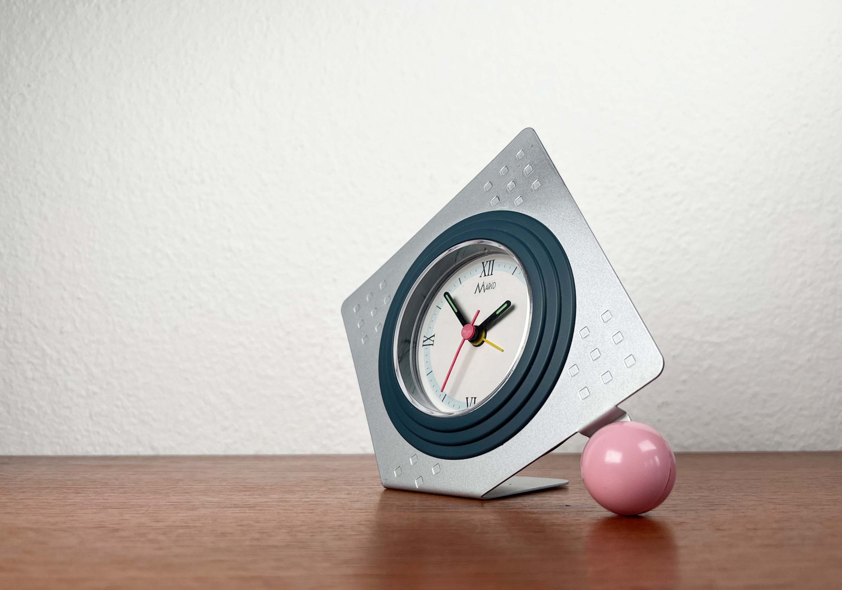1980's　ポストモダン　m'neing italy design　クロック Postmodern Alarm Clock from Marco, 1980s for sale at Pamono