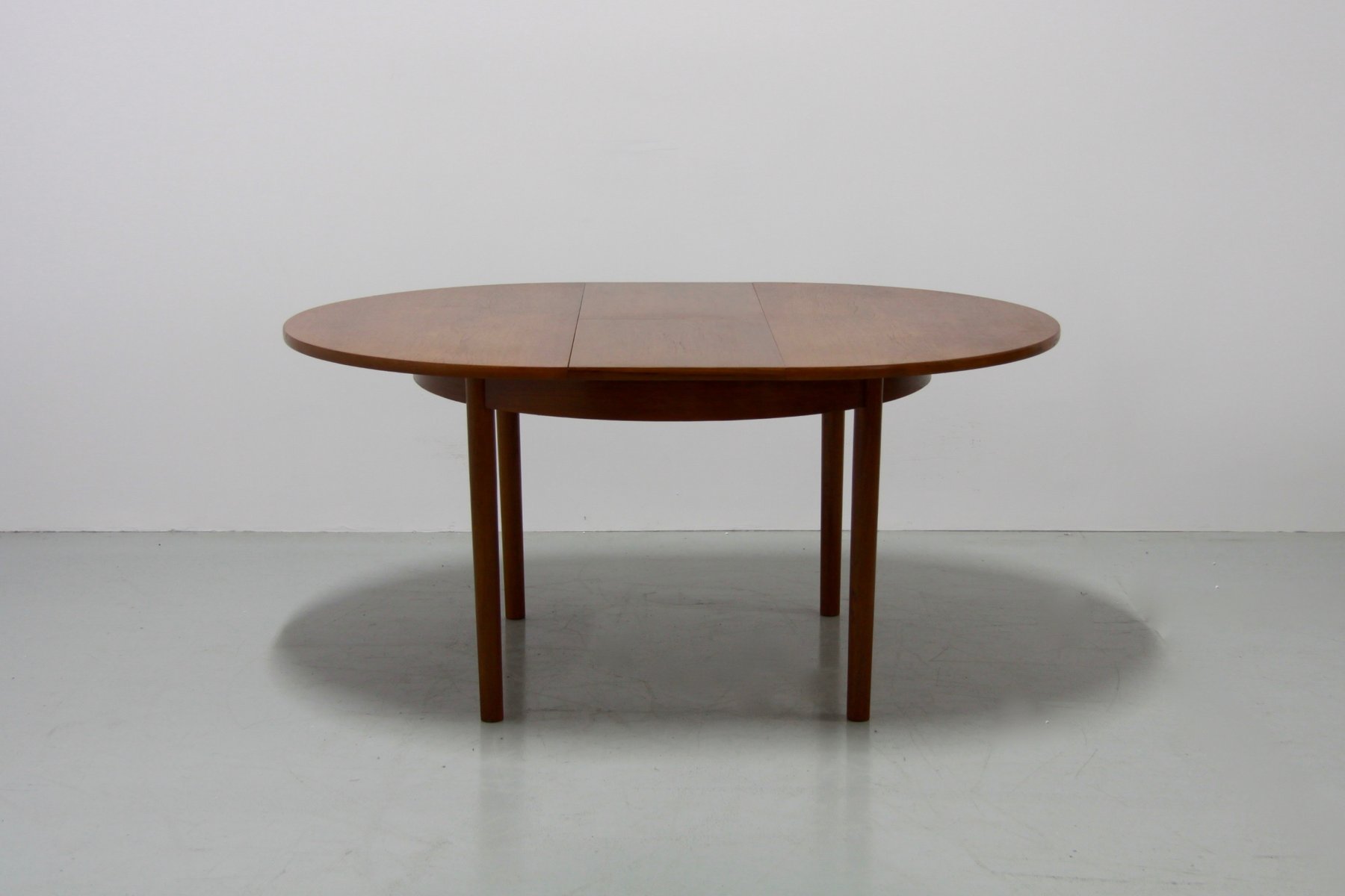 Mid Century Extendable Teak Dining Table From Vanson 1960s For Mid Century Extendable Teak Dining Table From Vanson 1960s