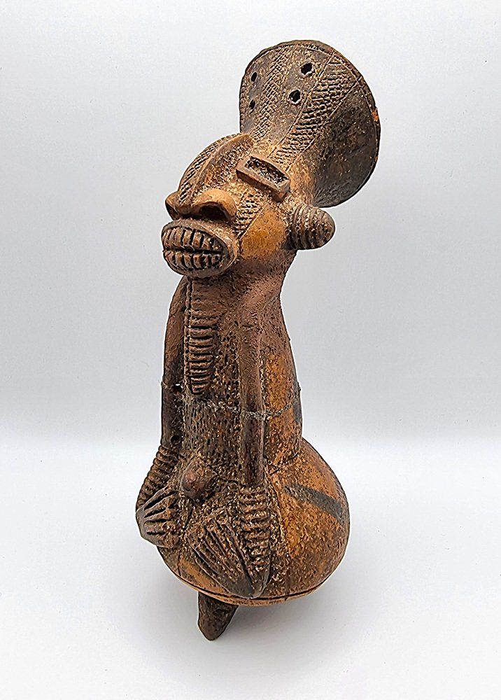 African Artist, Ritual Figure, 1800s, Ceramic for sale at Pamono