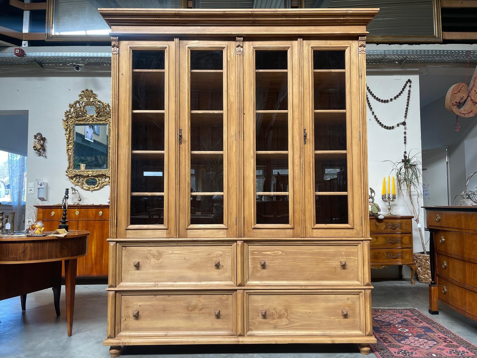 Photo inspiration: Gallery Detail: Antique Rustic Glass And Wood Display Cabinet For Sale At